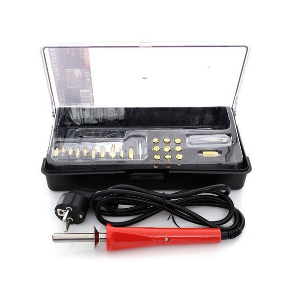 Medienos deginimo pirografas „Kraft&Dele KD10112“, 65 W, su 22 antgaliais