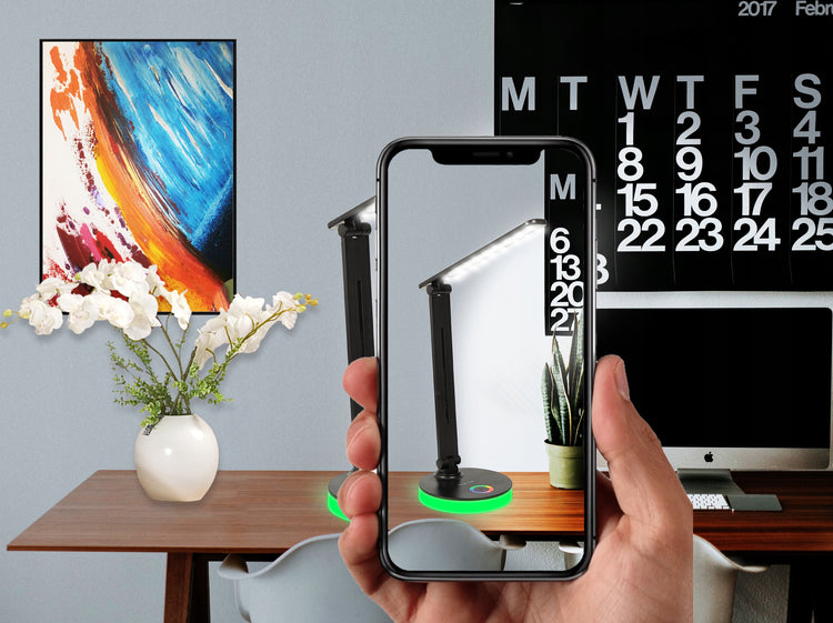 LED stalinė lempa „Blow“ su liečiamuoju valdymu ir RGB, USB – nuotrauka 3