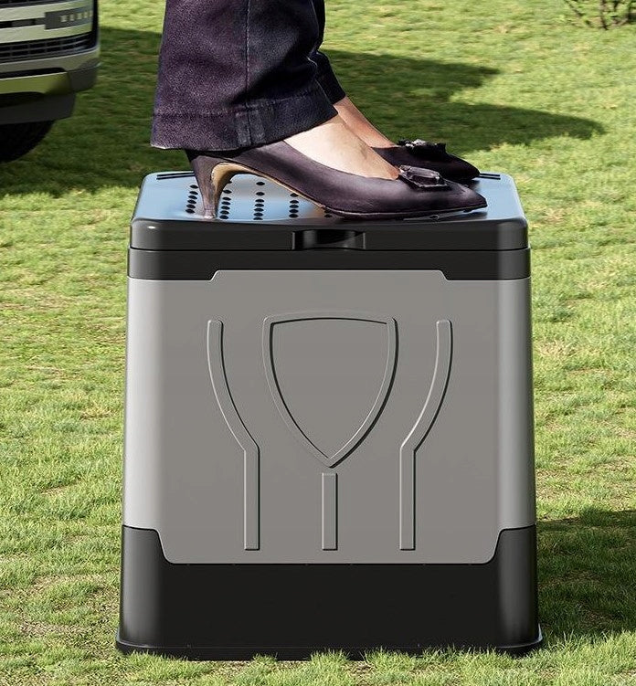 Sulankstomas turistinis tualetas „Momix Camping“, 25 l, iki 200 kg