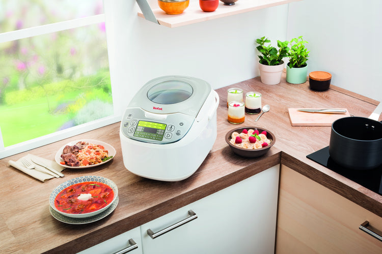 Daugiafunkcis puodas „Tefal Advanced RK8121“, 5 l, 45 programos, baltas