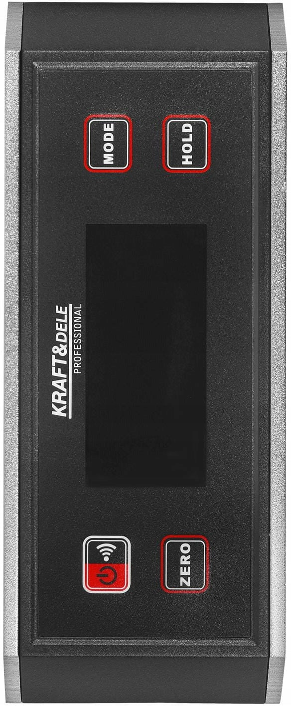 Skaitmeninis magnetinis kampų matuoklis-gulsčiukas „Kraft&Dele KD3562“, 150 mm