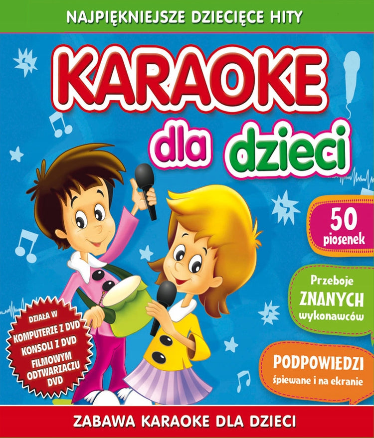 Belaidė karaoke kolonėlė su 2 mikrofonais vaikams „LK Avalon“