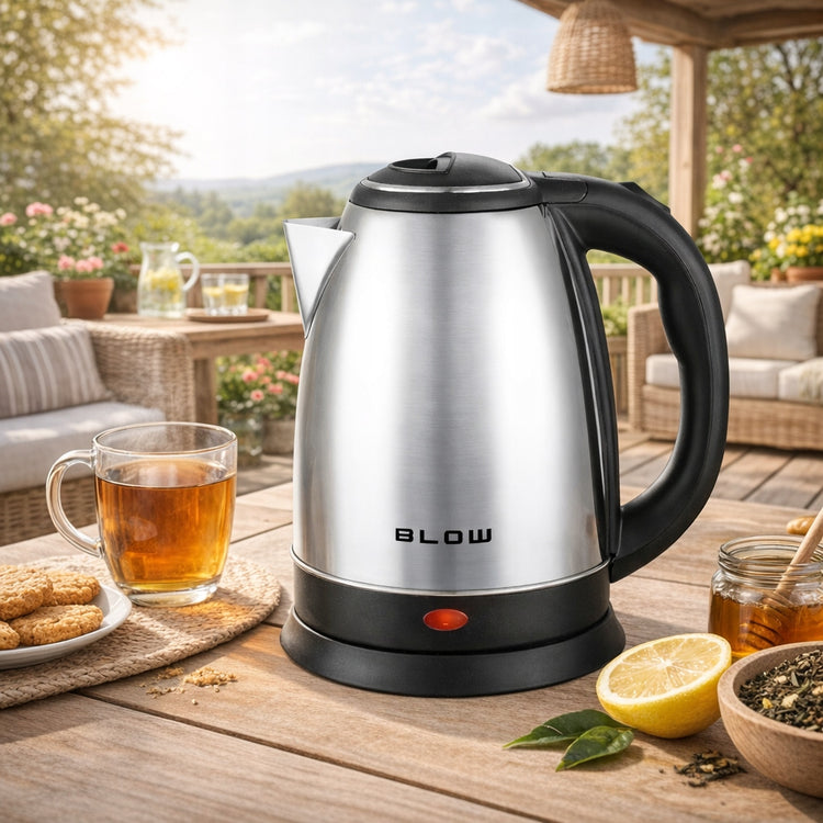 Belaidis plieninis virdulys, 1,8 l, 2000 W, sidabrinis – nuotrauka 5