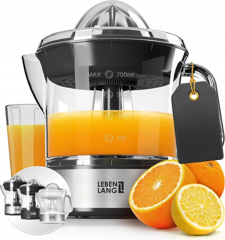 Elektrinė citrusinių vaisių sulčiaspaudė „Lebenlang“, 700 ml