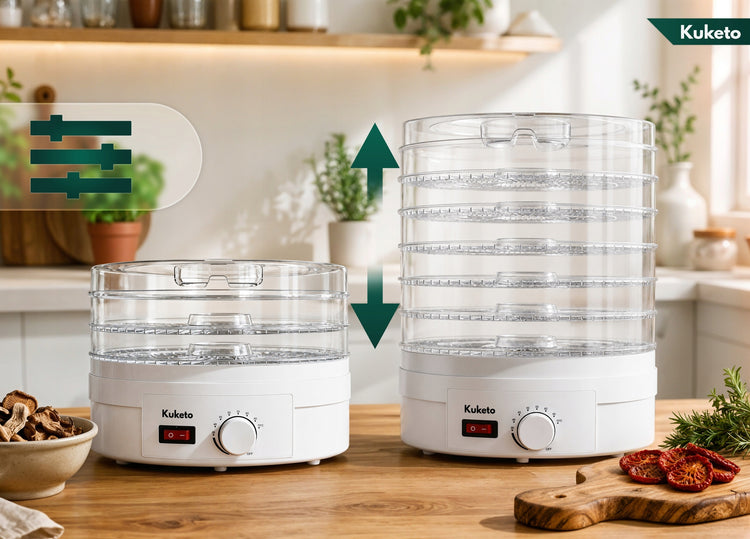 Maisto džiovyklė „Kuketo DryChef“, 500 W, 6 lentynos – nuotrauka 5