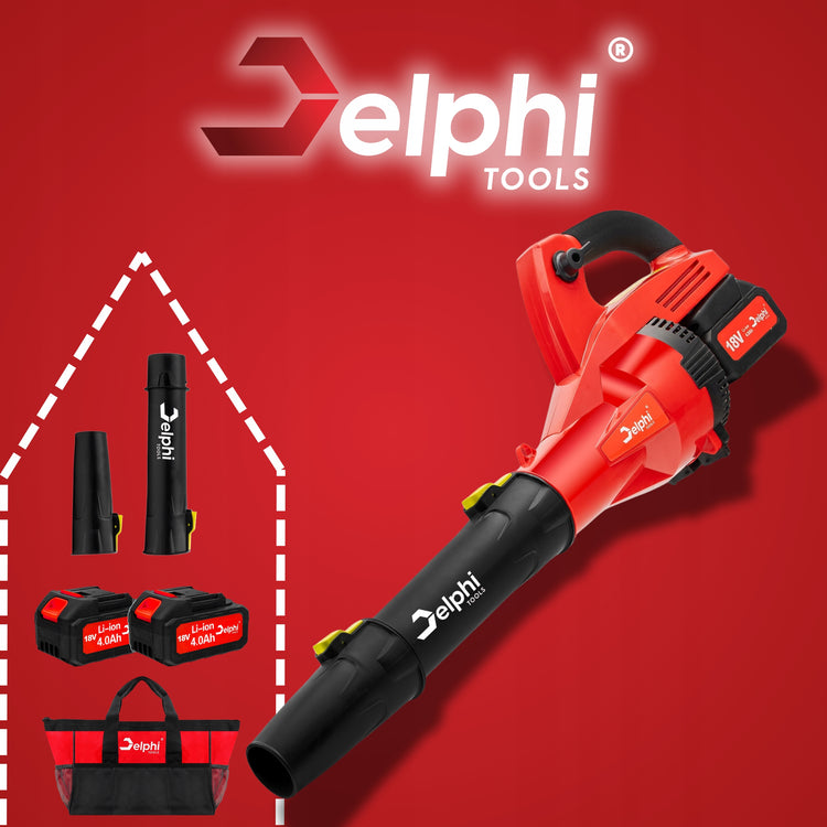 Akumuliatorinis lapų pūstuvas „Delphi Tools“ sodui ir sniegui – nuotrauka 4