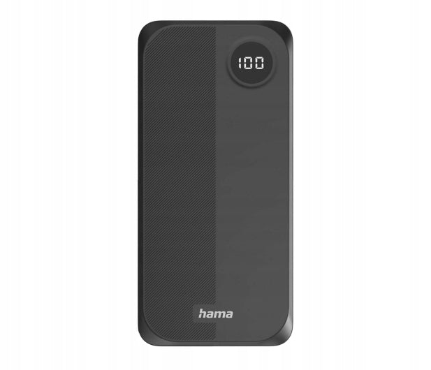 Išorinė baterija „Hama Power Pack“ 20000 mAh, USB-C ir 2 × USB-A, juoda