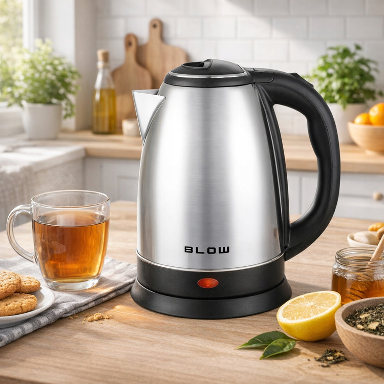 Belaidis plieninis virdulys, 1,8 l, 2000 W, sidabrinis – nuotrauka 4