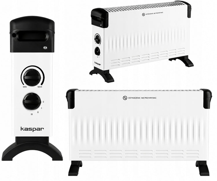 Konvektorinis šildytuvas „Kaspar“, 2000 W, su termostatu