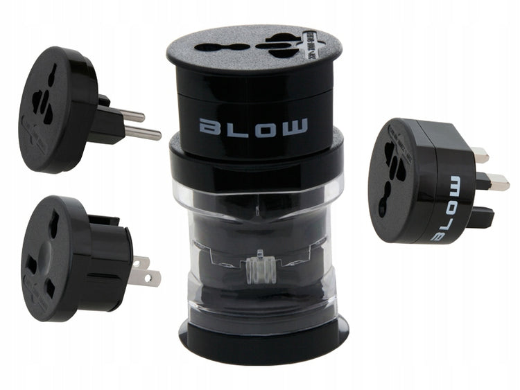 Universalus kelioninis adapteris „Blow WS-10“, EU / UK / US