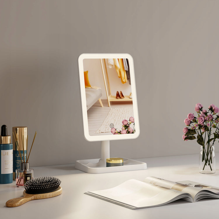 Belaidis kosmetinis veidrodis su LED apšvietimu „Gashio SM465-A“