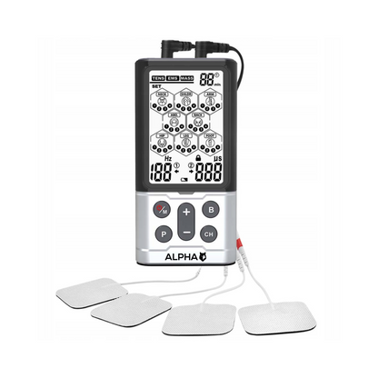 Elektrostimuliatorius raumenims TENS EMS ALPHA R-C101G su 60 programų