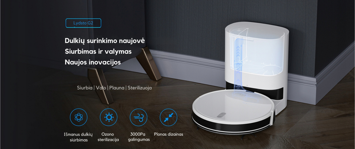 Grindų valymo robotas Xiaomi Lydsto G-2