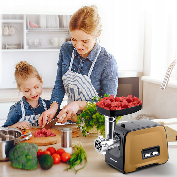 Elektrinė mėsmalė su daržovių pjaustykle „Berdsen BD-601B“, 1200 W – nuotrauka 2