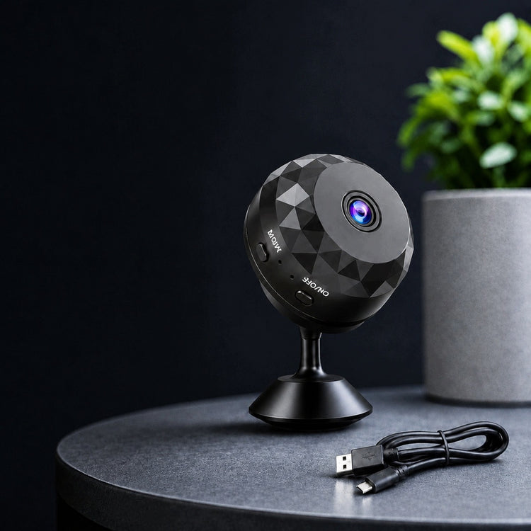 Mini Wi-Fi kamera 1080p su magnetiniu 360° laikikliu ir Bluetooth