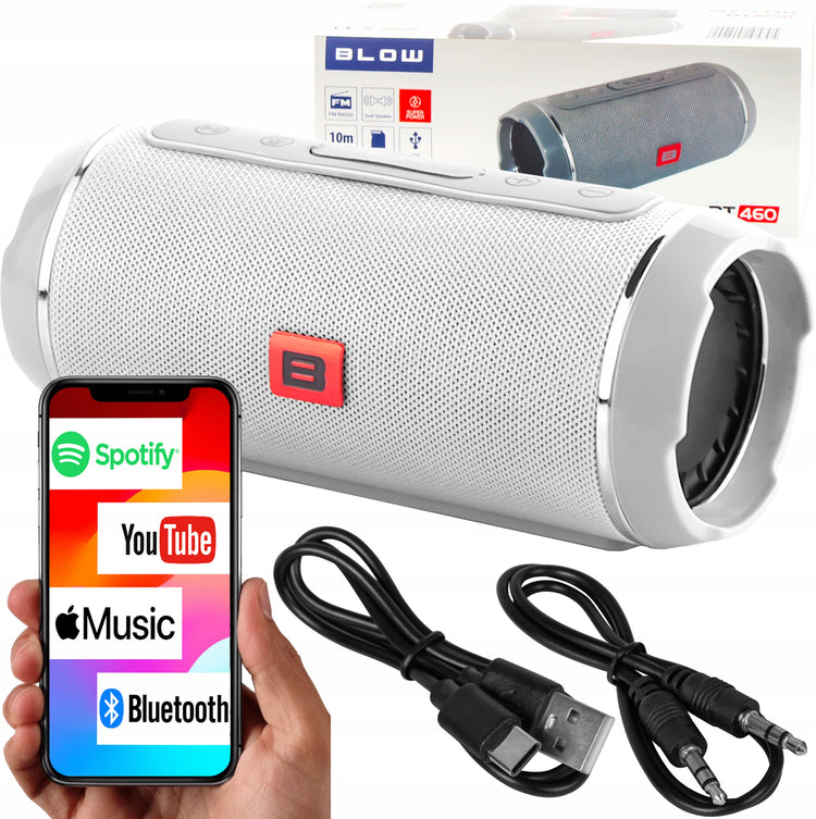 Nešiojama Bluetooth kolonėlė „Blow BT460“, 20 W, su 4 garsiakalbiais ir FM radiju