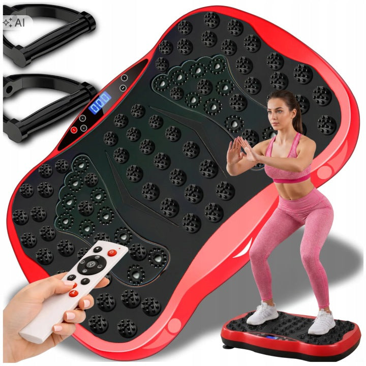 Vibracinė platforma „Vibro Slim“ su pultu ir pasipriešinimo gumomis