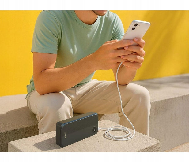 Išorinė baterija „Hama Power Pack“ 20000 mAh, USB-C ir 2 × USB-A, juoda