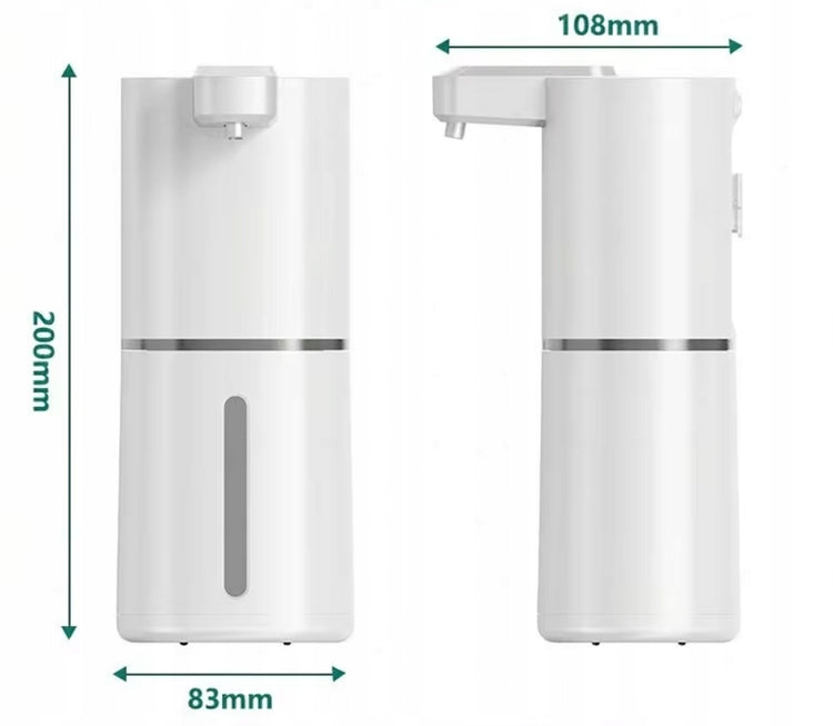 Bekontaktis automatinis putojančio muilo dozatorius, 380 ml, USB