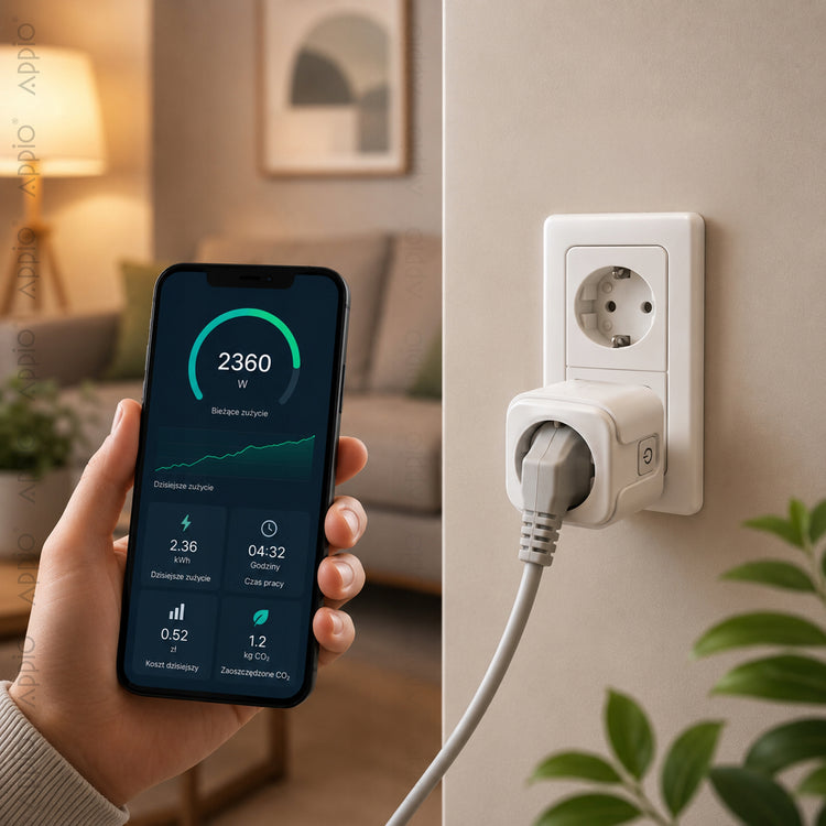 Išmanusis Wi-Fi elektros lizdas „Appio“ su energijos matuokliu ir laikmačiu (Tuya)