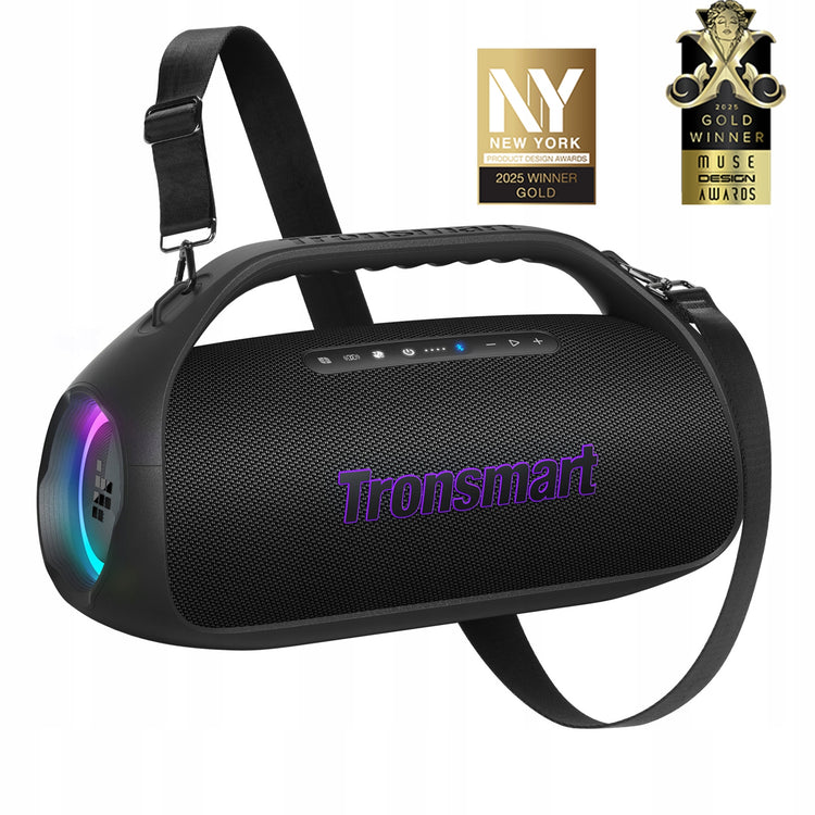 Nešiojama Bluetooth kolonėlė „Tronsmart Bang 2“, 90 W, su powerbank funkcija, juoda