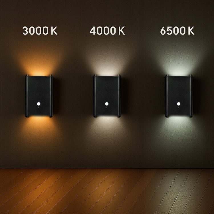 LED laiptų šviestuvas su judesio jutikliu „Masterled“, įkraunamas, juodas