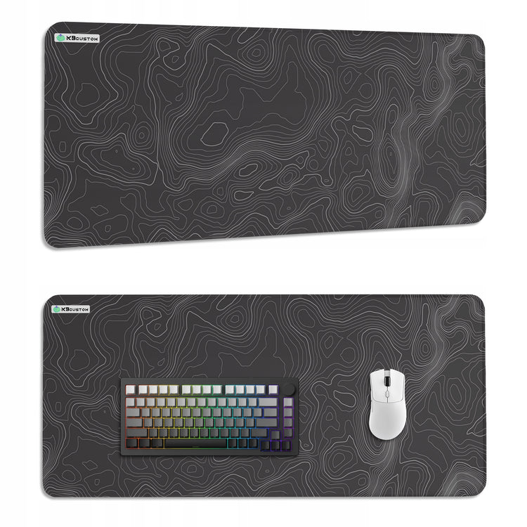 Didelis žaidimų pelės kilimėlis „KBcustom Phase Black“, 90 × 40 cm