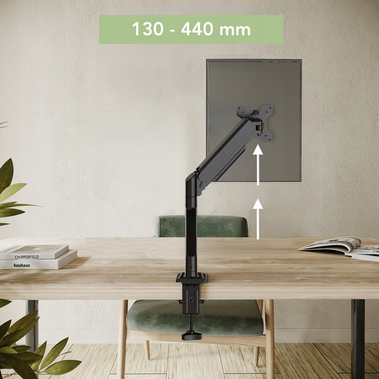 Ergonomiškas monitoriaus laikiklis „Athletic“, 10–40“, VESA, PIVOT