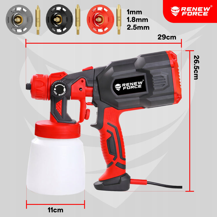 Elektrinis dažymo pistoletas „Renew Force“, 550 W, 1,2 l