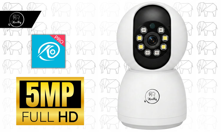 Besisukanti Wi-Fi stebėjimo kamera „Heelly Pro Guard“, 5 MP, priartinimas, judesio aptikimas