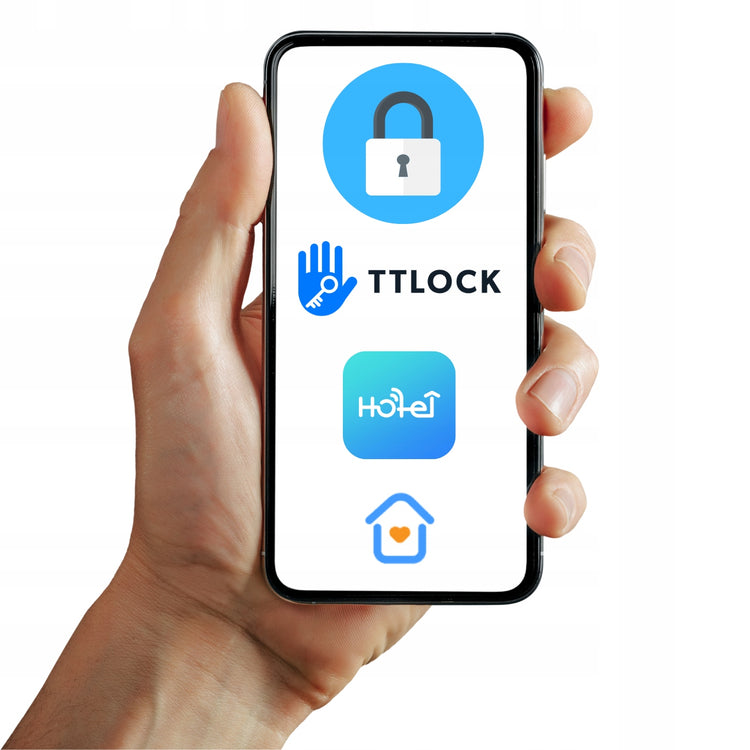 Elektroninis durų užraktas-rankena „Spreest A260“ su kodu ir piršto atspaudu, TTLock