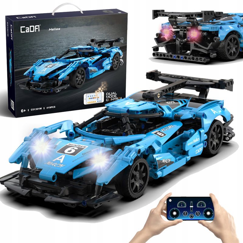 Valdomas konstruktorius „CaDA Helios C51301W“, sportinis automobilis, 419 dalių