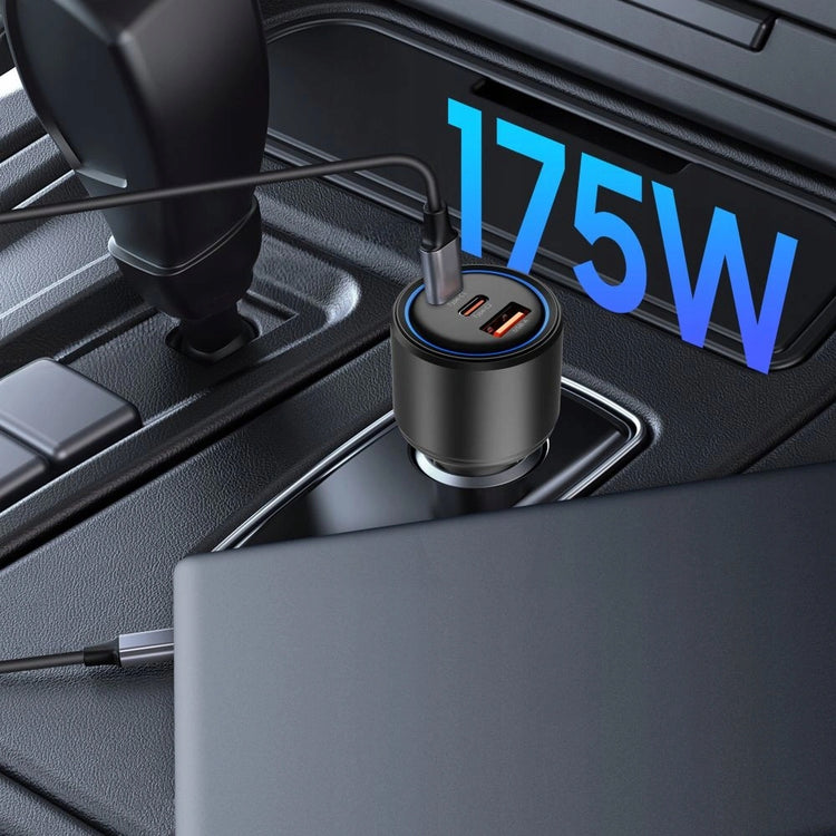 Automobilinis kroviklis „Tech-Protect CC04“ 175 W: USB-A + 2× USB-C, PD