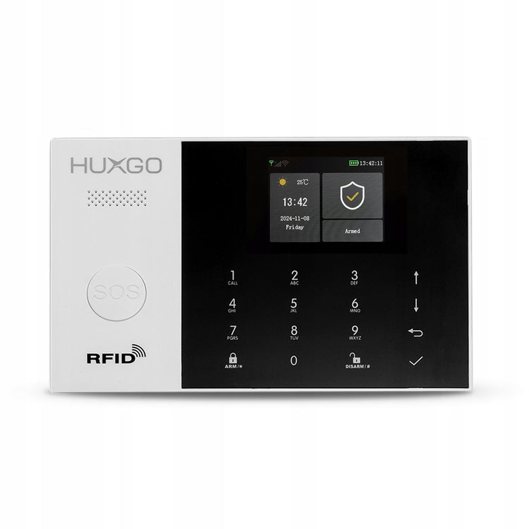 Belaidė GSM 4G / Wi-Fi signalizacija „HUXGO HXA005“ su Tuya
