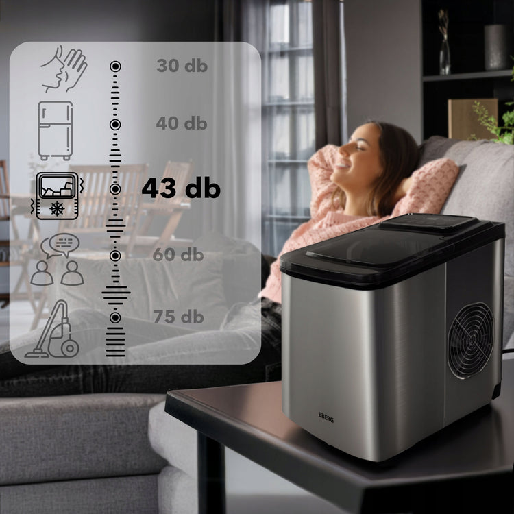 Ledukų gaminimo aparatas „Eberg“ Inox, 12 kg per parą, 160 W
