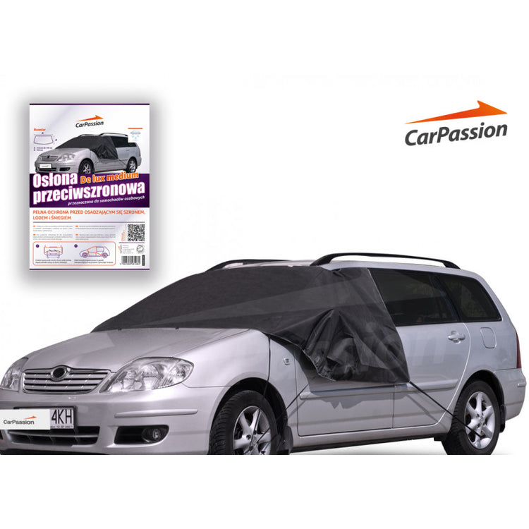 Uždangalas ant priekinio stiklo ir veidrodėlių „Carpassion“ su kabliukais, 145 × 100 cm