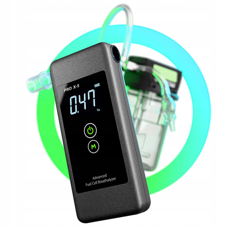 Elektrocheminis alkotesteris „PRO X-5“ su kalibravimu