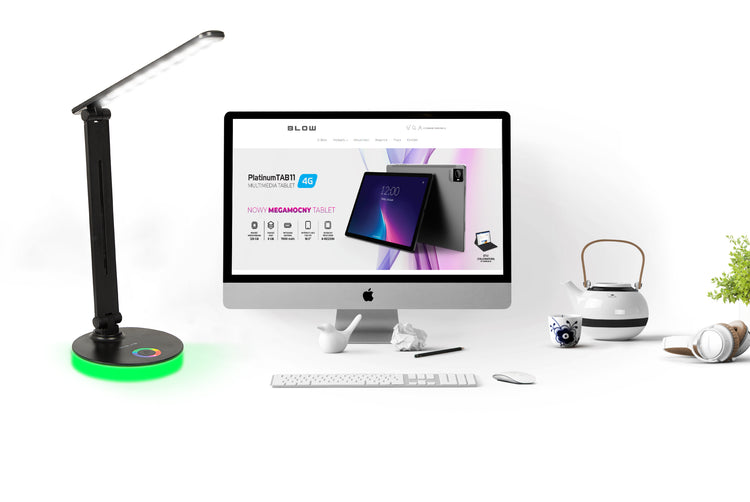 LED stalinė lempa „Blow“ su liečiamuoju valdymu ir RGB, USB – nuotrauka 2