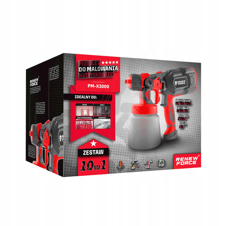 Elektrinis dažymo pistoletas „Renew Force“, 550 W, 1,2 l