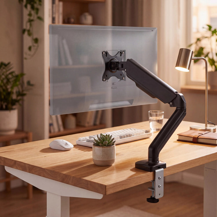 Dujinis stalinis monitoriaus laikiklis „Spacetronik SPA-G110“, 17–32“, iki 9 kg