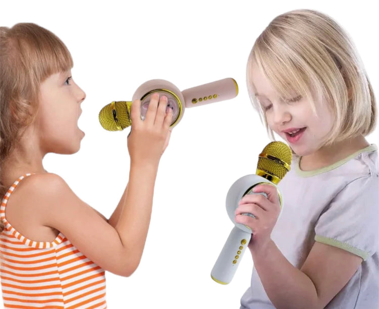Belaidis Bluetooth karaoke mikrofonas su kolonėle „Zuikutis“ vaikams