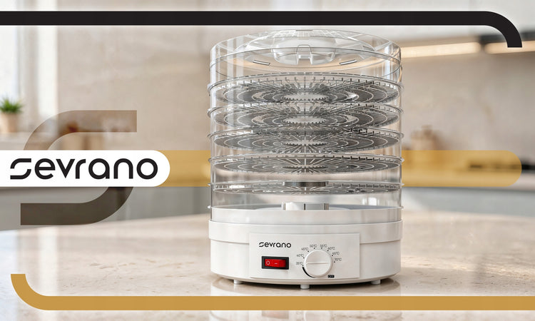 Maisto džiovyklė „Sevrano Dehydryxx“, 600 W, 5 lentynos – nuotrauka 2