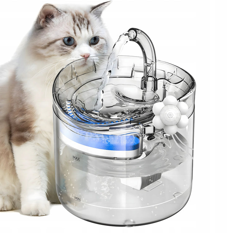 Gertuvė-fontanas gyvūnams su judesio jutikliu ir filtru, 2,5 l – nuotrauka 6