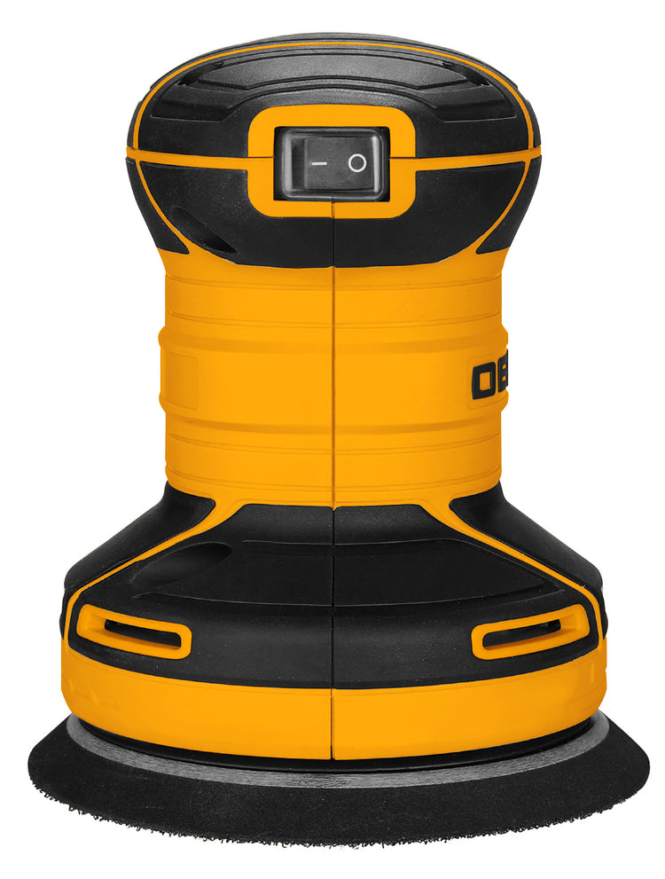 Ekscentrinis šlifuoklis 320 W, 125 mm su 16 šlifavimo diskų
