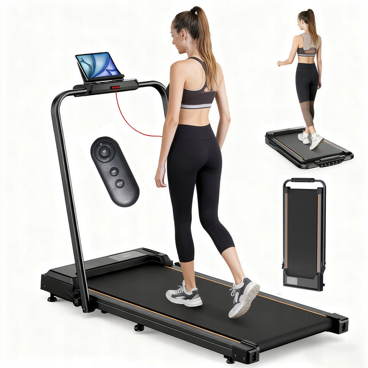 Sulankstomas elektrinis bėgimo takelis 2in1 „KZYNTH“, 1–10 km/h