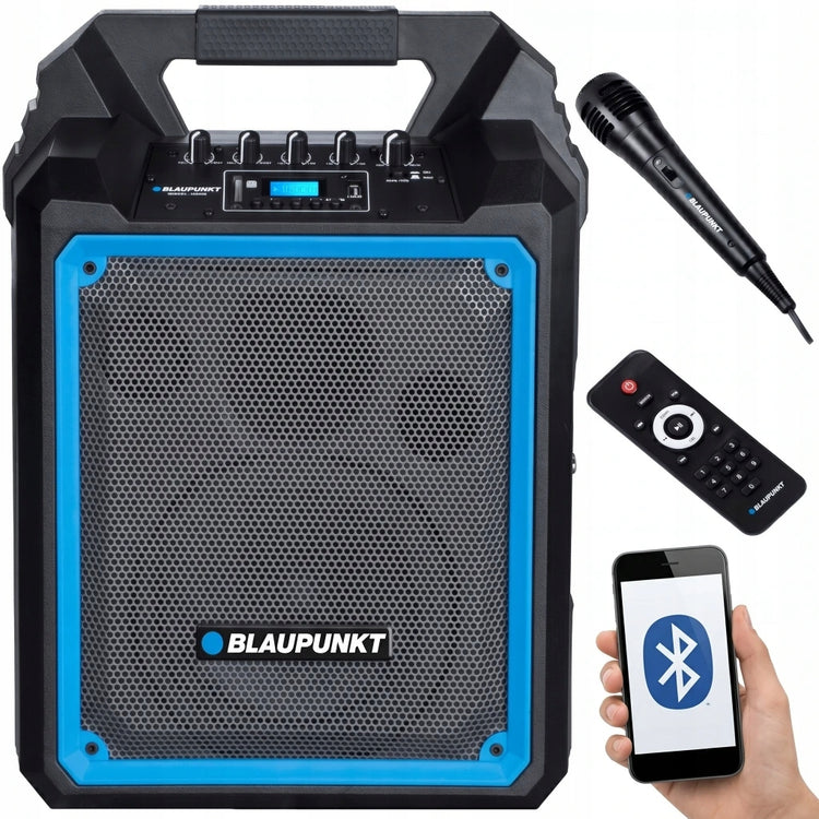 Karaoke kolonėlė „Blaupunkt MB06“ su mikrofonu, Bluetooth, FM radiju, USB ir SD