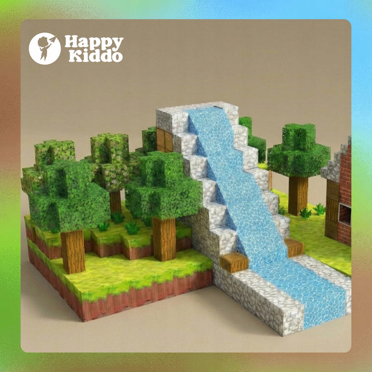 Magnetiniai kubeliai-pikseliai „Happy Kiddo“, 120 vnt. – nuotrauka 6