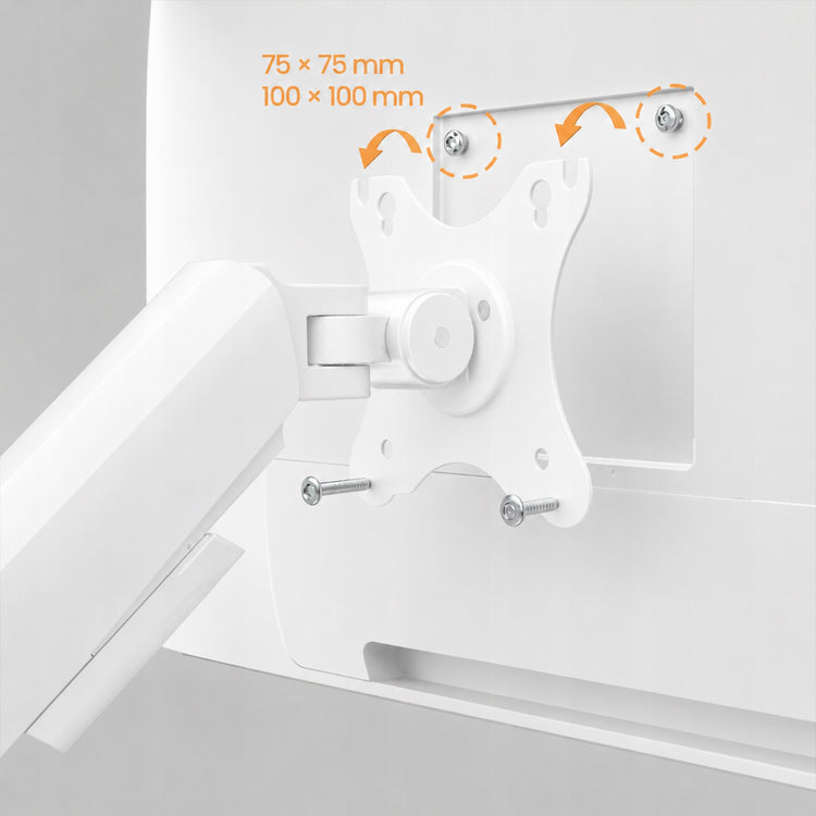 Dujinis stalinis monitoriaus laikiklis „Boste Octopus“ su 2 USB, 17–40“, iki 12 kg