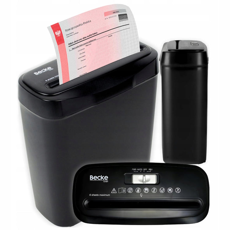 Automatinis dokumentų smulkintuvas, 10 l, juostelėmis 5 mm