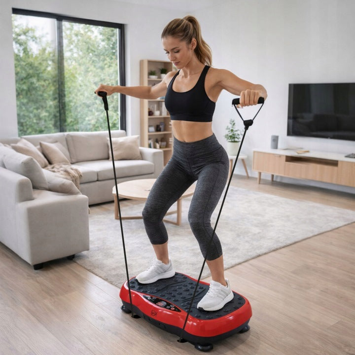 Vibracinė platforma „Vibro Slim“ su pultu ir pasipriešinimo gumomis